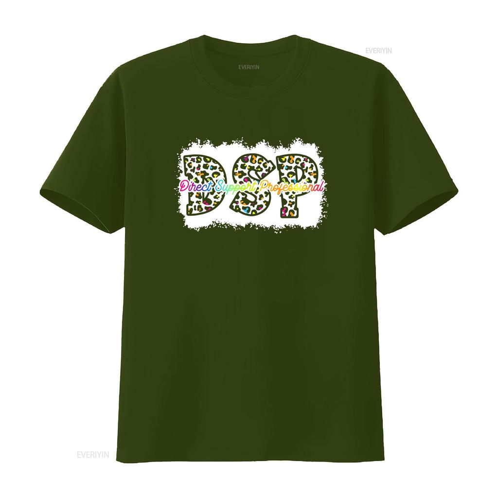 DSP Life RN CNA Nurse Boho Leopard Funny T Shirt For Women vintage Washed homme Slightly streetwear fashion Stretched Unisex