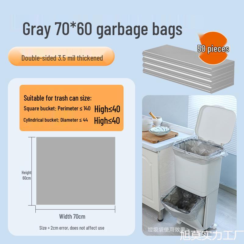 Large Expandable Japanese Double-Layer Trash Can with Wide Mouth