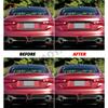 Car Accessories Trunk Decorative Strip Modified Exterior Trim Cover Soft Sticker Carbon Fiber For Infiniti Q50 2014-2020