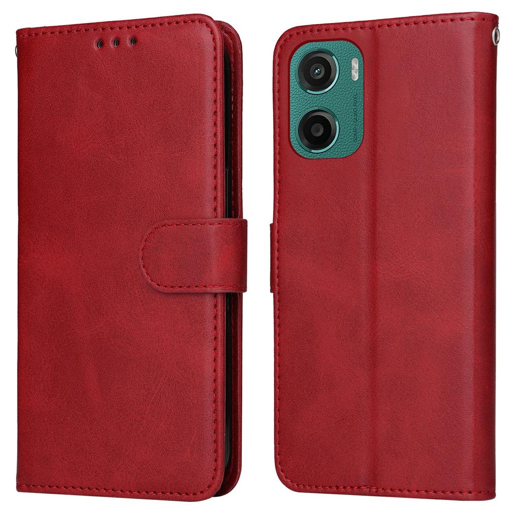 For Motorola Moto G05 4G/E15 4G Case Wallet PU Leather Folio Flip Phone Cover