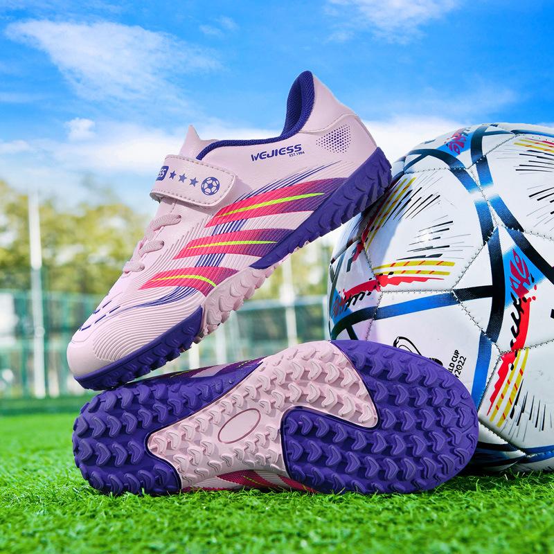 New Low-Top Children'S Football Shoes Men And Women And Adolescents Tf Broken Nails Breathable Training Game Football Shoes