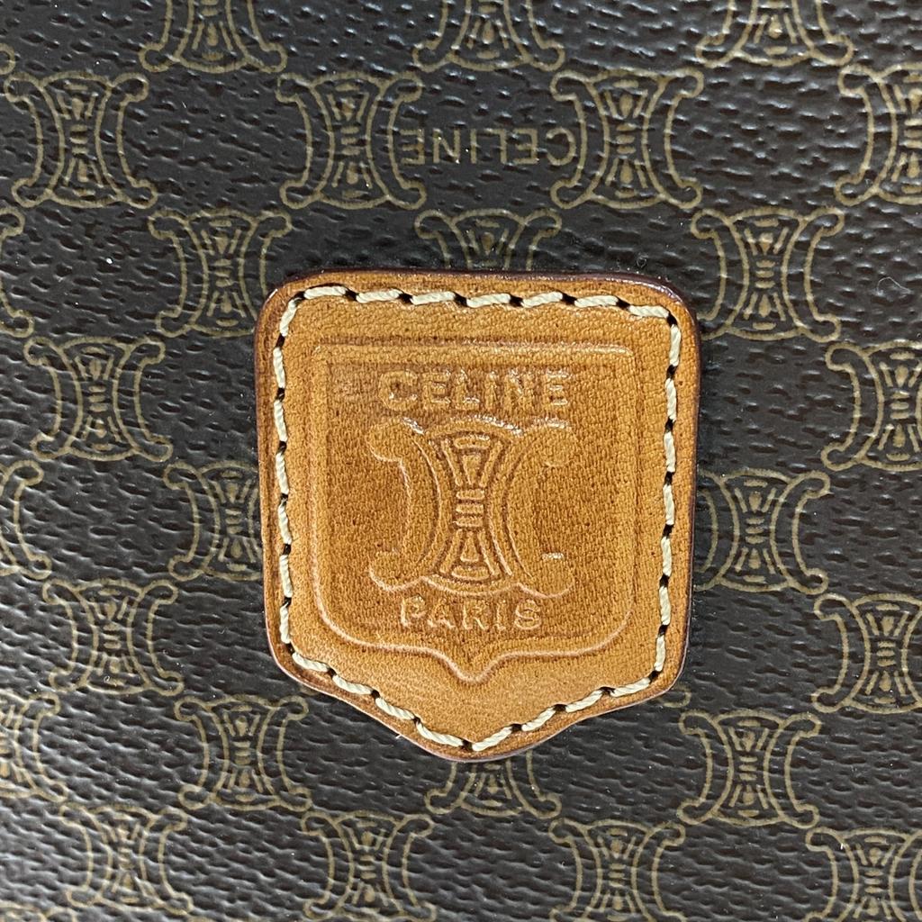 Borsa a pochette CELINE usata Pelle marrone/PVC da uomo