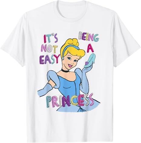 Princess Cinderella Not Easy Being A Princess White TShirt S