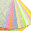 Colorful Glitter Glitter PVC Leather Fabric Sparkling Powder Faux Leather  Bag Making Material