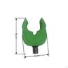 Carp Fishing Rod Rest Butt Clamp Portable Gripper Luminous