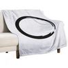 Enso Zen Circle of Enlightenment, Meditation, Buddha, Buddhism, Japan Throw Blanket Polar Sofa Bed Soft Plaid Blankets
