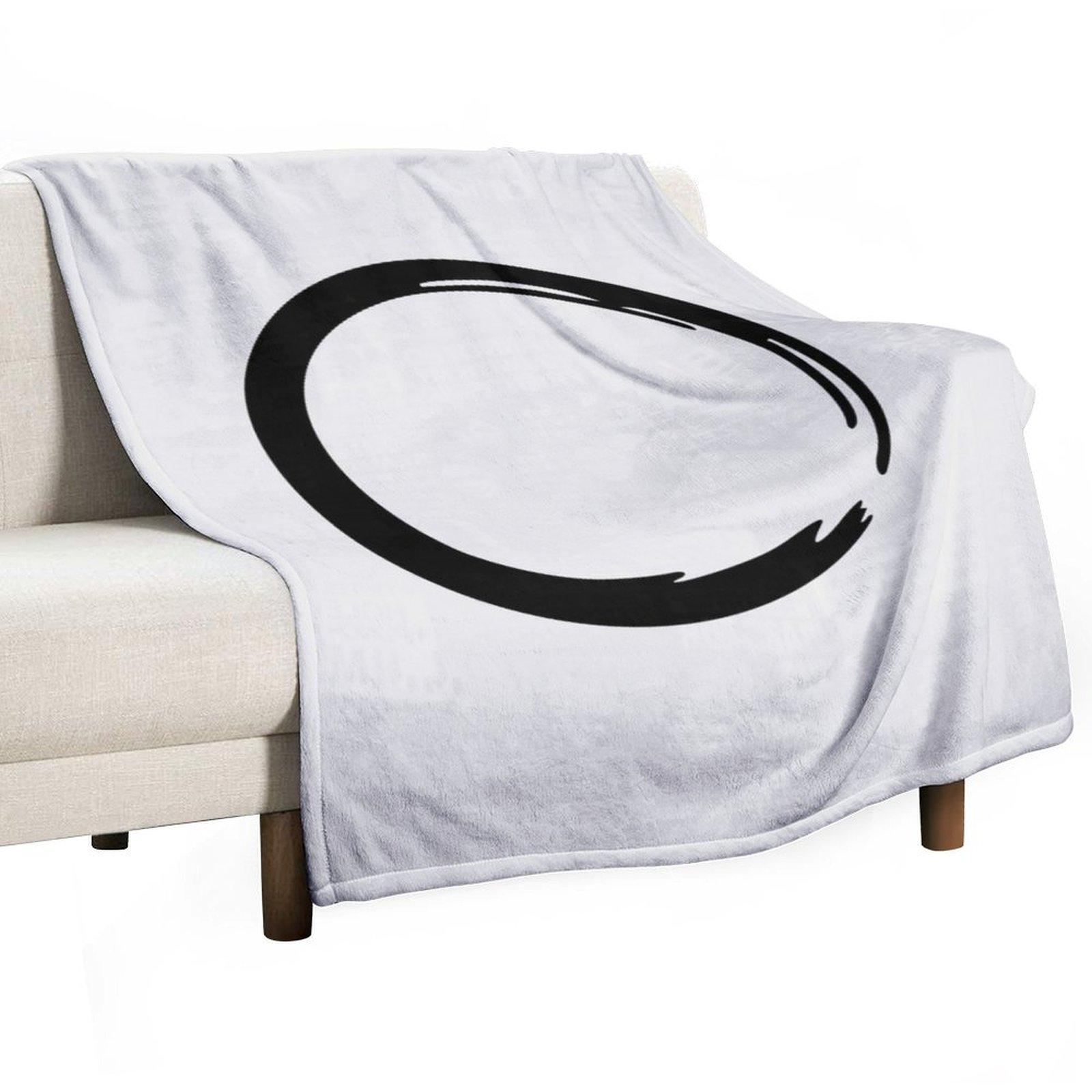 

Enso Zen Circle of Enlightenment, Meditation, Buddha, Buddhism, Japan Throw Blanket Polar sofa bed Soft Plaid Blankets 30x40in