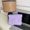 Fashion Women Solid Color Cosmetic Bag Large Capacity Make Up Storage Pouch Japan Style Zipper Makeup Bags Clutch Beauty Case