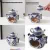 Ceramic Tealight Candle Holder Essential Oil Burners Wax Melt Burners Scented Diffuser for Home Bedroom Office Decors