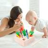 Kids Wooden Pulling Carrot Catching Worm Puzzle Game Educational Toy Set Children's Gifts Learning Toys