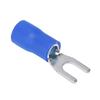 300PCS Blue U Type Wire Connector SV1.25-4 Fork Spade Wire Connector  Transportation Lighting