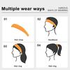 2Pcs Workout Headbands Super Soft Non-slip High Elastic Solid Color Running Jogging Sports Sweatbands