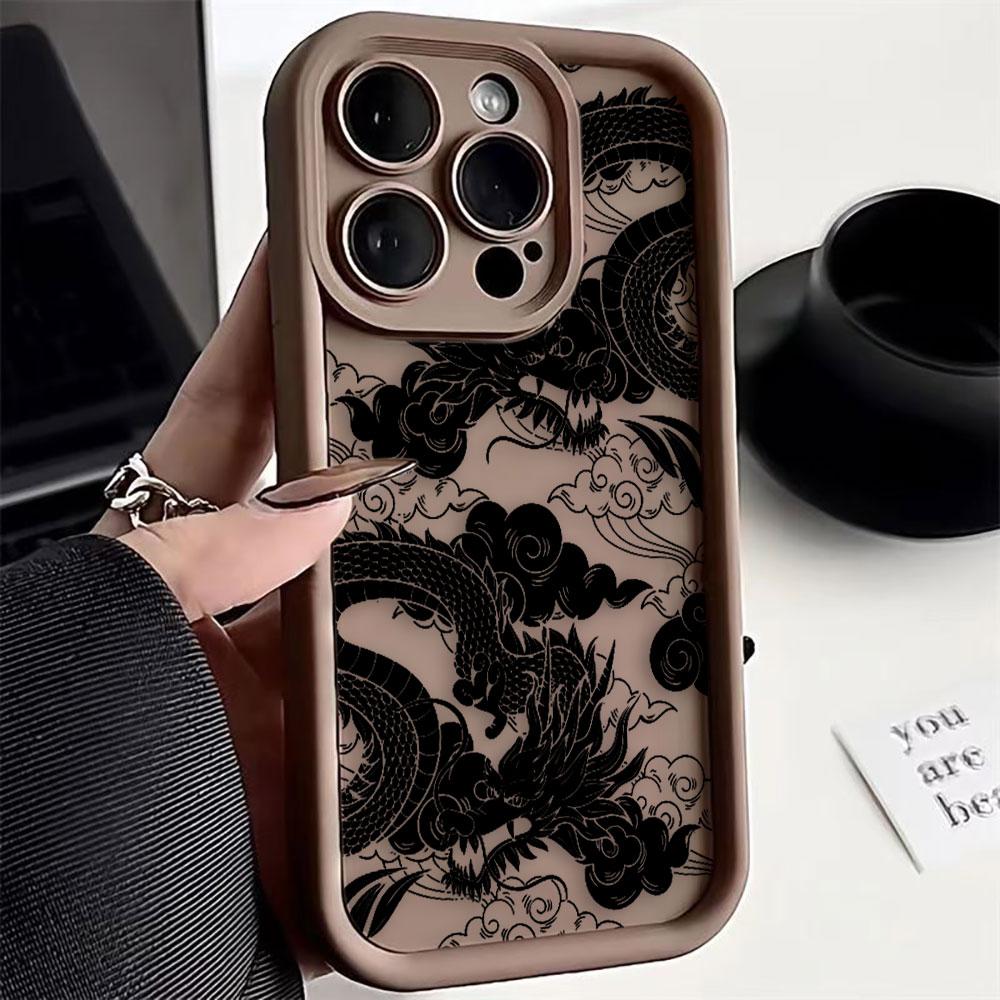 

Comics Dragon Caricature Phone Case For HONOR X9D X9B X9A X8C X8B X8A X8 X7A X6A X7 X9 MAGIC 5 6 7 8 Y9 DIY Shell Case Cover HONOR MAGIC5PRO