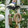 Organizer Vintage Bat Key Hooks with 8 Hooks Space-Saving Cast Iron Key Rack Rust-Proof Wall Mount Key Holder Entryway Decor