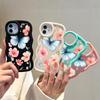 Big Wave Edge Miękki silikonowy materiał Macaron Etui na telefon Odporne na wstrząsy Ochronne gumowe etui na iPhone'a Samsunga Huawei Honor Xiaomi Redmi OnePlus Moto
