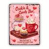 Peinture décorative métallique rétro pour la Saint-Valentin pour chambre à coucher de couples, salon, café, bar, restaurant