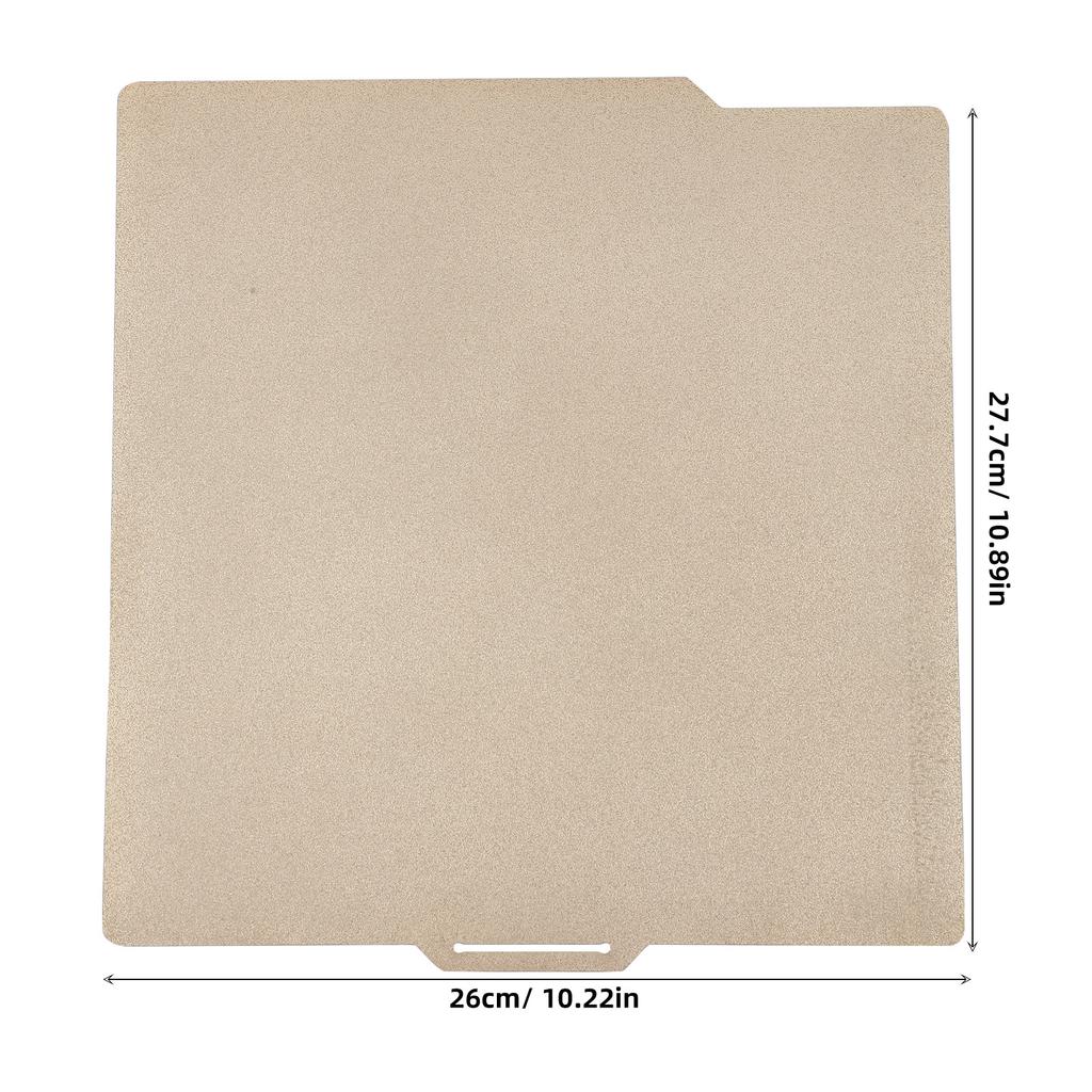 Hot Bed Board for 3D Printer Build Plate Metal Sheet Heated Bed Surface Replacement Platform High Durability Iron Material Easy