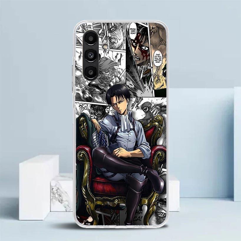 Attack Titan Anime Phone Case For Samsung Galaxy A17 A37 A57 A16 A15 A14 A13 A56 A55 A54 A53 A36 A35 A34 A33 A26 A25 A24 A23 Gal