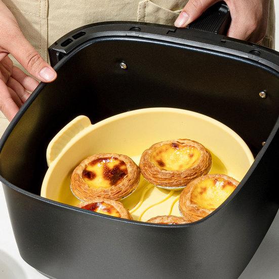 Baking Pan Non-stick Foldable Silicone Round Shape Grill Pizza Oven Roasting Tray Kitchen Gadget