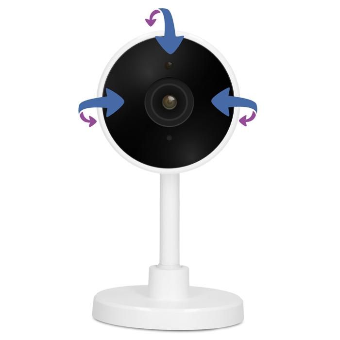 Alecto SMART-CAM10 - Caméra intelligente Wi-FI, caméra IP pour usage domotiquehe