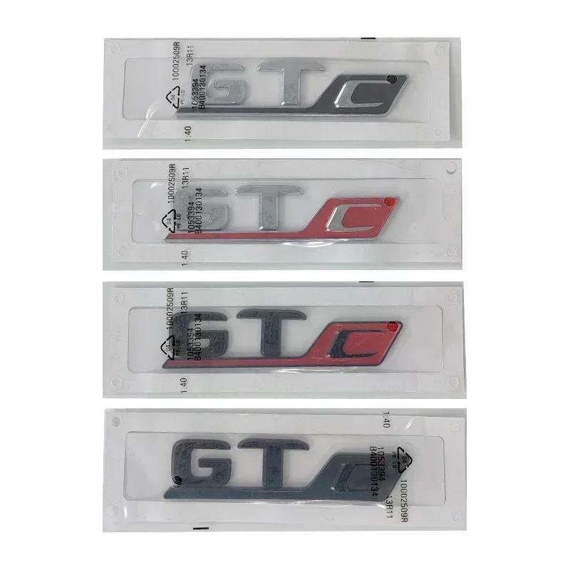 3D ABS Letters Numbers GT C GTC Emblem For Mercedes-Benz GTC Car Trunk Lid Nameplate Badge Logo Sticker Chrome Black Red TN2