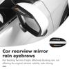 2pcs Car Side Rearview Mirror Rain Eyebrow Sun Visor Protector For F30 E36 F20 E87 E70 E91 E30 E53 F31 F40 E92 E93
