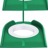 9 Pezzi Tazza e Bandierina per Putt da Golf, Superficie Regolamentare per Allenamento Putt con Bandierina Sport da Pratica