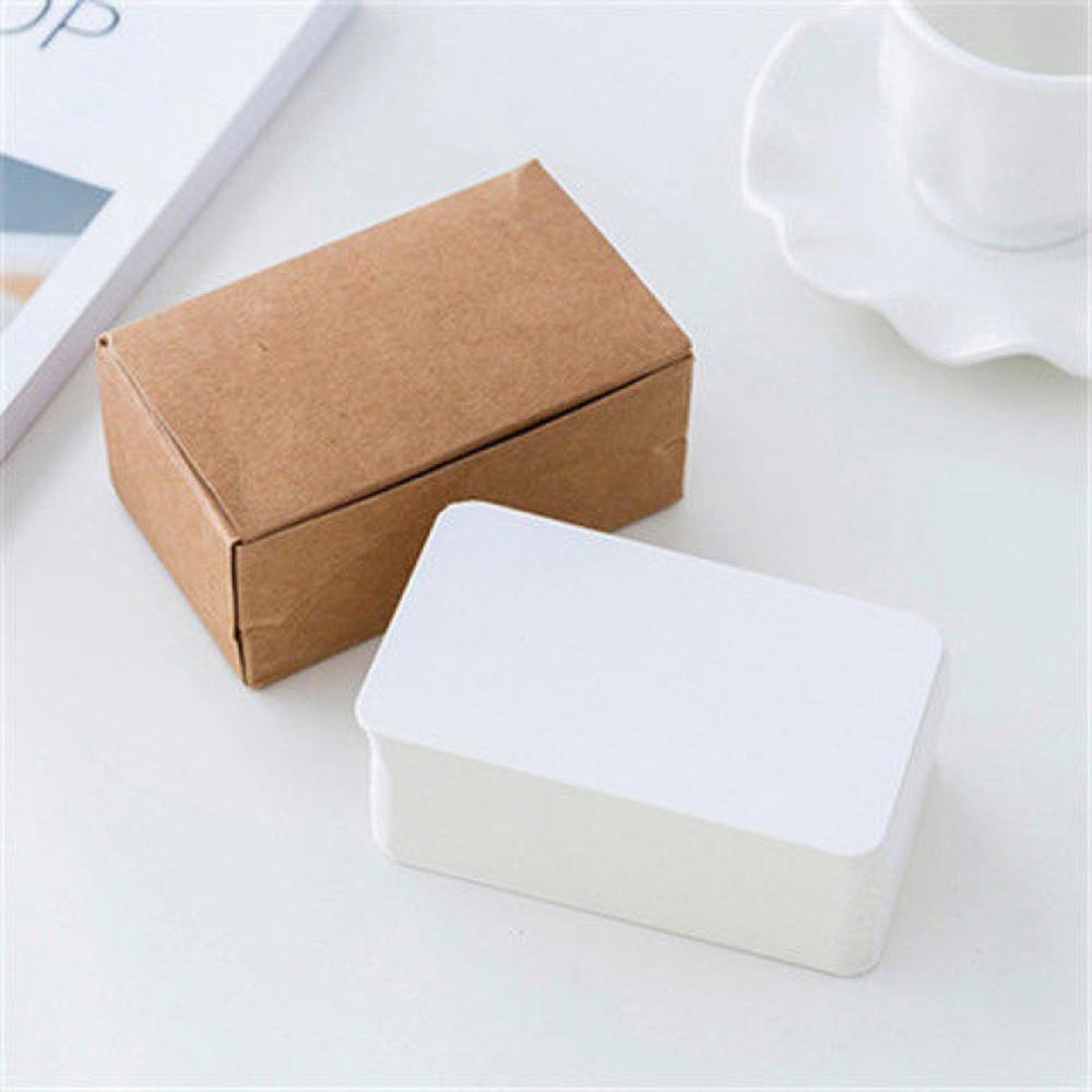 100Pcs 5.3*9cm Blank Card For Business Cards For Message And Book Name Blank Cards For Business Card Message Cards 300gsm