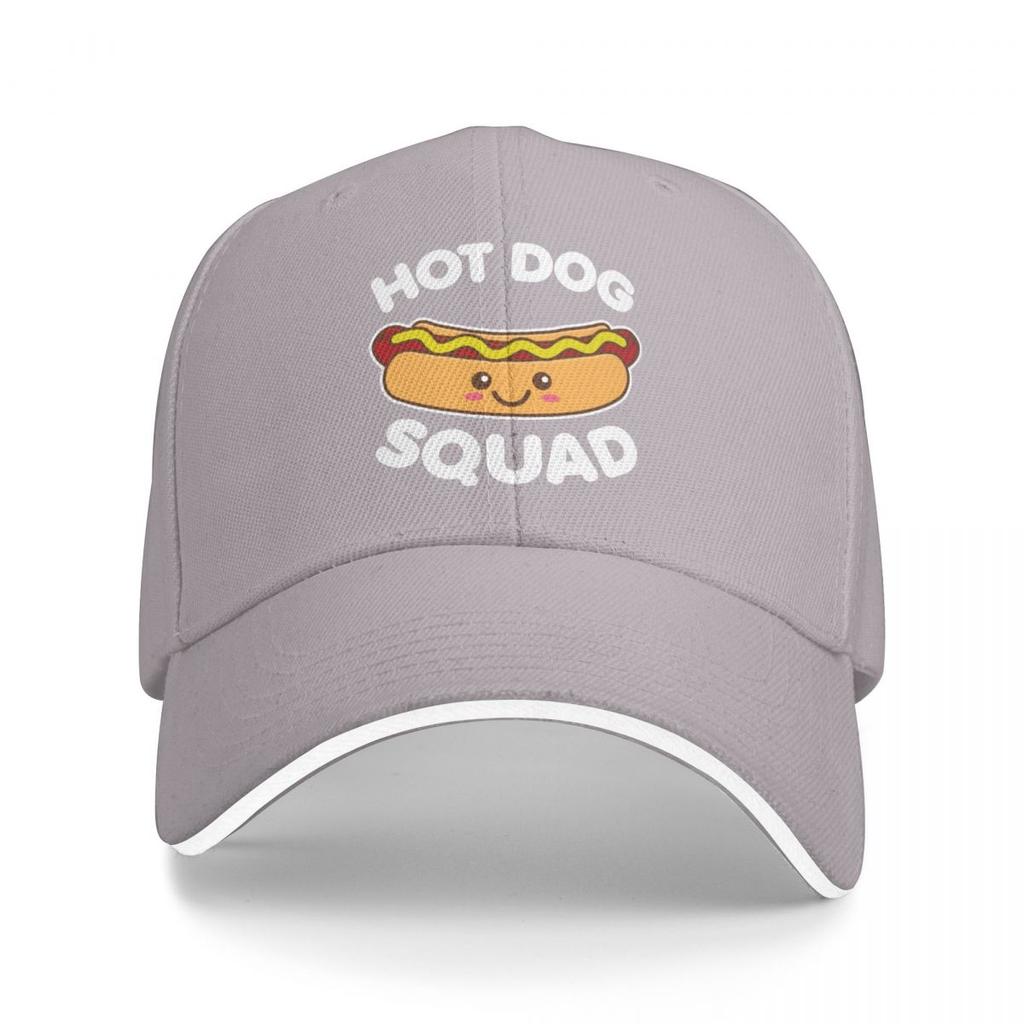 Baseball Caps Hot Dog Squad Cool Hotdog Graphic Female Male Casual Summer Caps