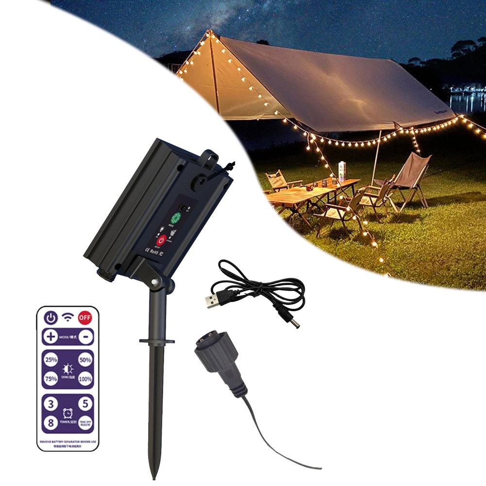 Kit de Caixa de Bateria Solar 24V com Controle Remoto Caixa de Controle para Fio de LED 3.7V Carregamento DC