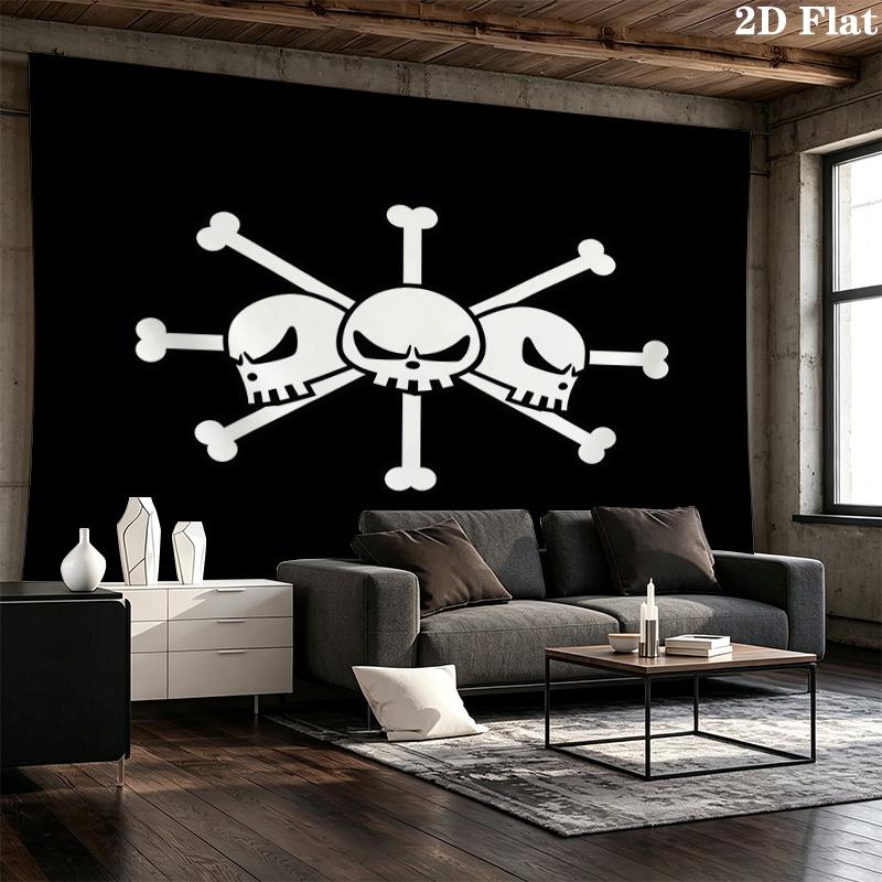 One Piece Logo Wall Tapestry Aesthetic Wall Hanging Printed Fabric Blanket Decorative Tapestries For Bedroom Living Room Home Decor