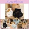Charming Cartoon Plush Shoulder Bag For Teens Super Lightweight Large Capacity