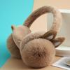 Faux Fur Rabbit Ear Earmuffs Thermal Plush Earflap Soft Winter Ear Cover  Student