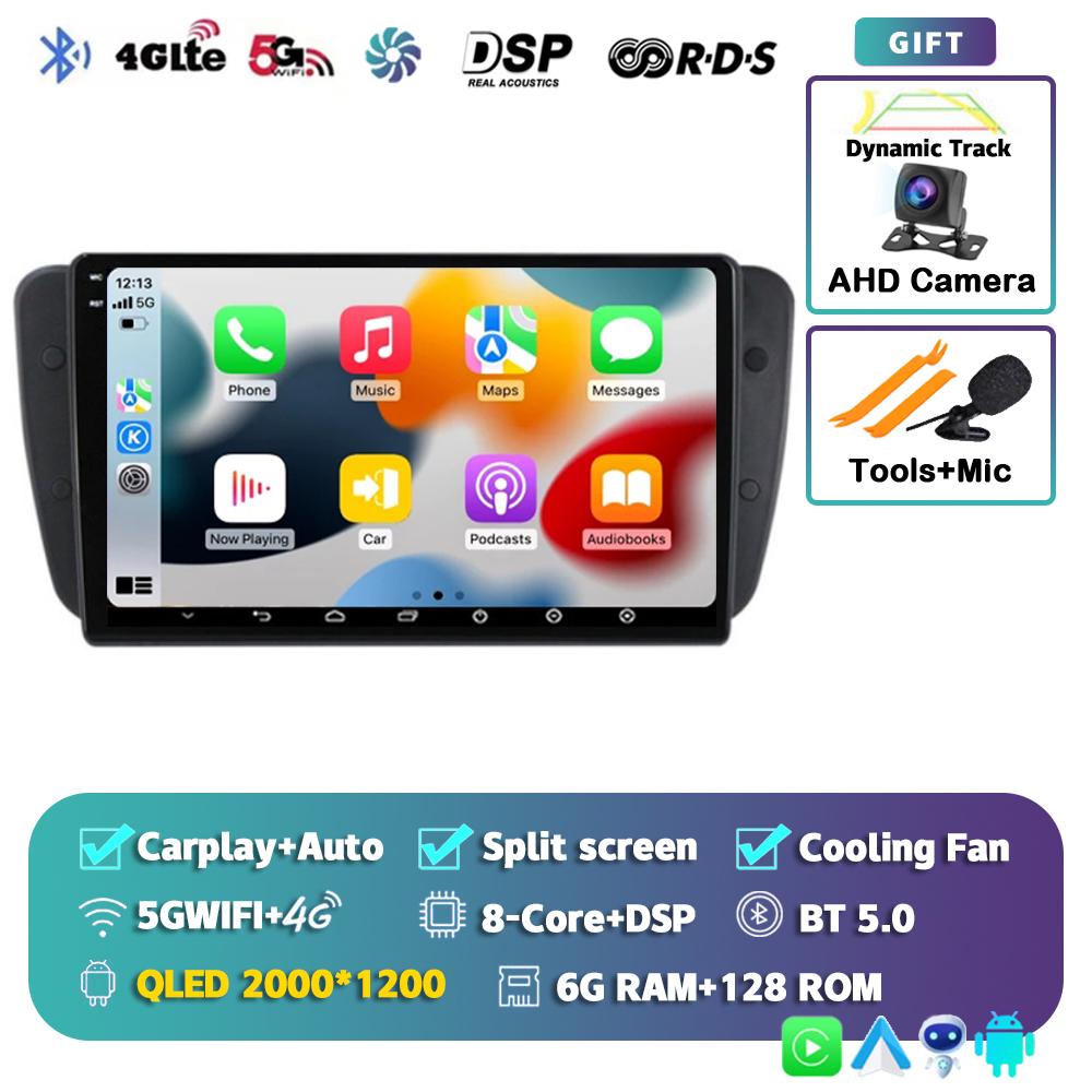 Android 14 Car Radio For Seat Ibiza MK4 6J SportCoupe Ecomotive Cupra 2009 2010 2011 2012 - 2016 Multimedia Video Player Stereo