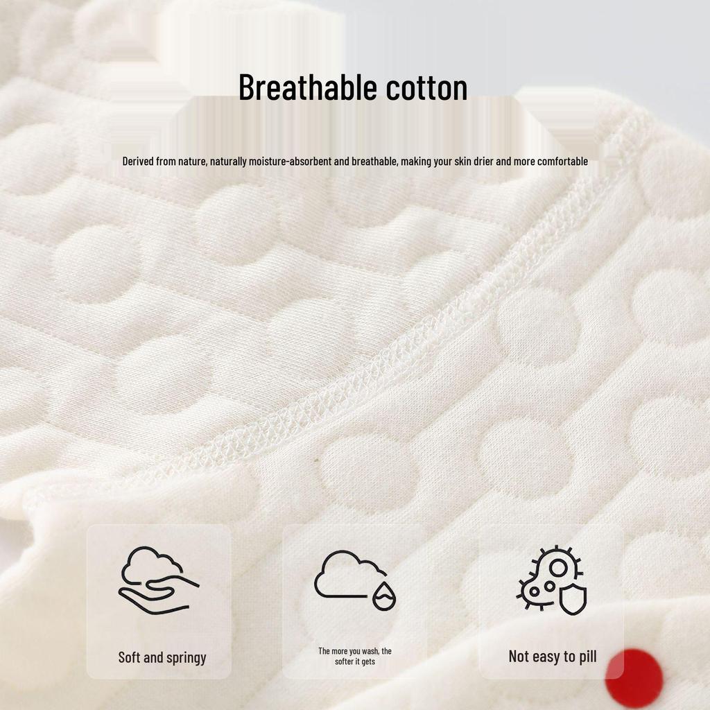 Children's Red Quilted Outfit: New Year & First Birthday Set