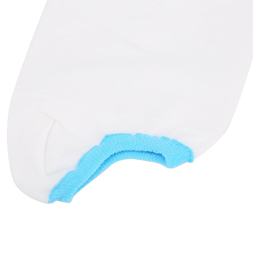 Compression Knee High Socks Varicose Veins Socks with Inspect Toe Hole(White M)