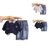 Kids Casual Long-Sleeve Set, Comfortable Daily Wear Outfits