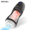 DRYWELL אונן זכר אוטומטי 9 מצבי רטט + 9 מצבי יניקה חשמלי מיני אוראלי אונן יניקת ואקום חזק לגברים