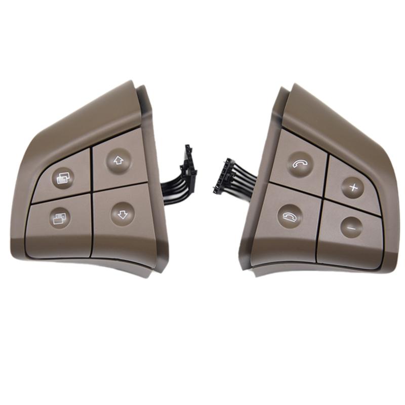 Car Steering Wheel Button Switch Assembly Multifunction Button for Mercedes Benz ML B R Class W164 W245 W251