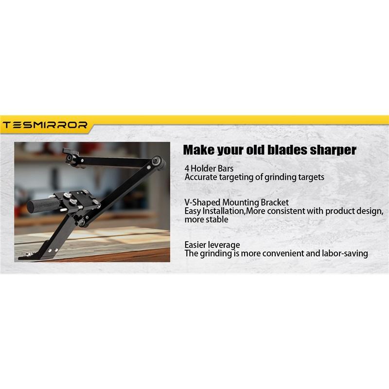 Lawn mower blade sharpener 15-45° adjustable straight standard lawn mower knife
