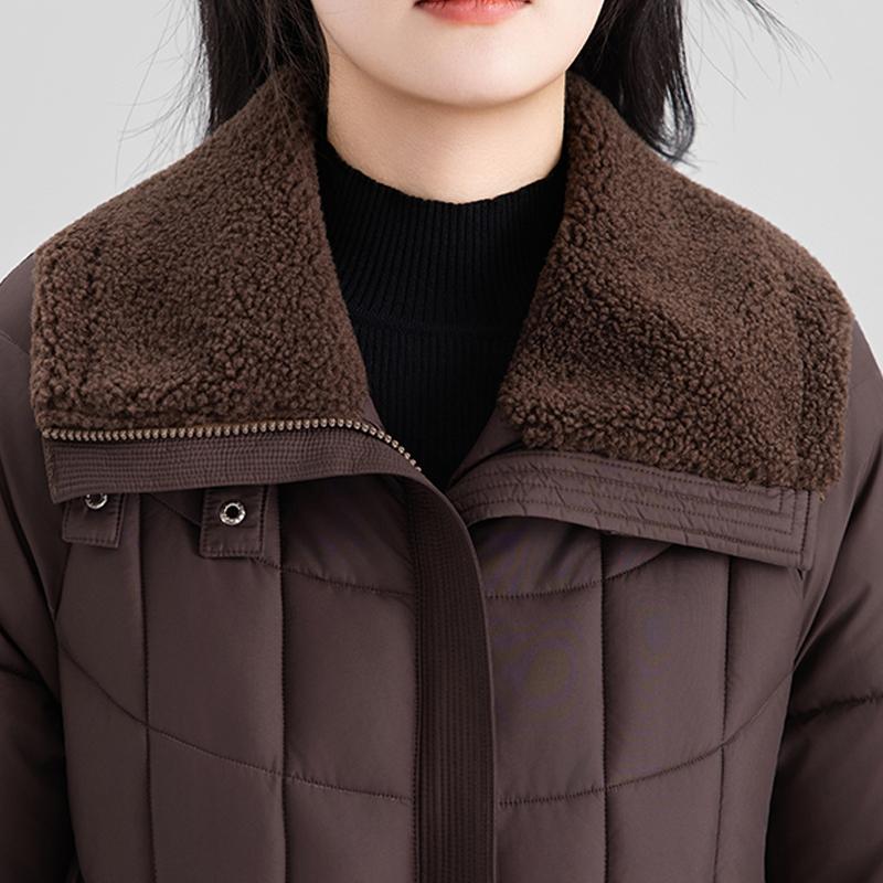 Fashion Woman Long Parkas Winter Coat Plus Size Loose Thick Warm Outerwears Elegant Women's Jackets