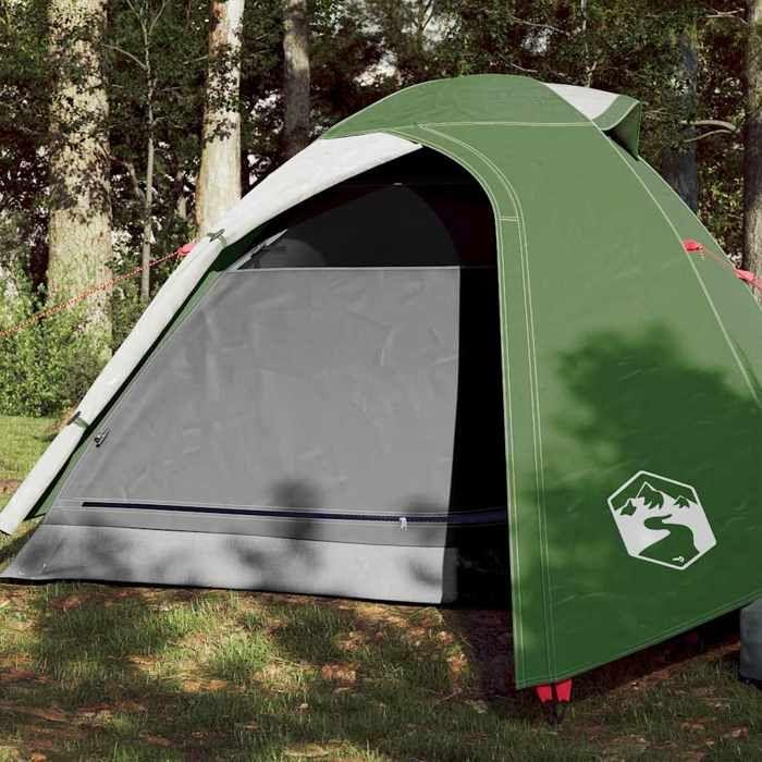 VidaXL 3 Person Camping Tent, Shade Tent with Carry Bag, Portable Awning with Sidewalls for 94331