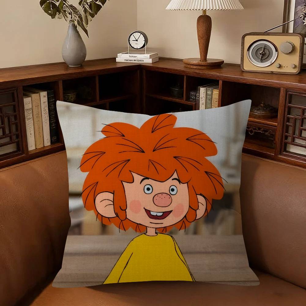 MMeister EEder und Sein PPumuckl Cushion Cover Polyester Sofa Cushions Decorative Throw Pillows Home Decoration Pillowcover