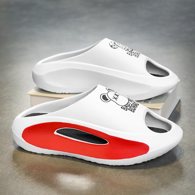 Thick Bottom Shoes for Men Slippers for Men Sandals Men's Sandals Soft and Comfortable Non-slip Beach Wear-resistant Fashion