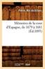 Kniha Memoires De La Cour d'Espagne De 1679 A 1681 (Ed.1893)