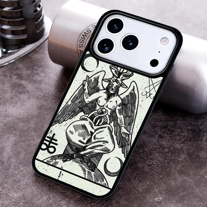 Devil Satan Phone Case For iPhone 17 16 15 14 13 12 11 Pro Max Plus 17Air Soft Silicone Cover