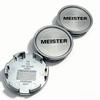 4pcs JDM W WORK MEISTER Logo Emblem Car Wheel Center Caps 58MM Clips 53MM Wheels Hub Cap Rim Hubcaps Dust Cover Car Accessories