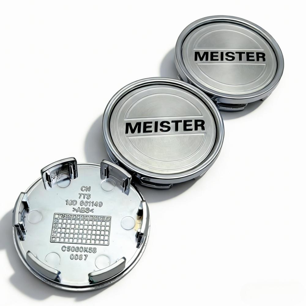 4pcs JDM W WORK MEISTER Logo Emblem Car Wheel Center Caps 58MM Clips 53MM Wheels Hub Cap Rim Hubcaps Dust Cover Car Accessories