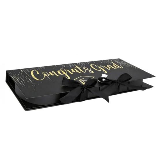 Graduation Gift Box, GRAD Letter Shaped Cardboard Box for 2026 Grad, DIY Fillable Box for Snacks Candy Flowers, Party Decor & Favor B
