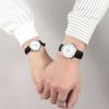 Seinteuseukoteuleondeon Grain Classic Couple Watches - Silver Black / St7011-Swbk